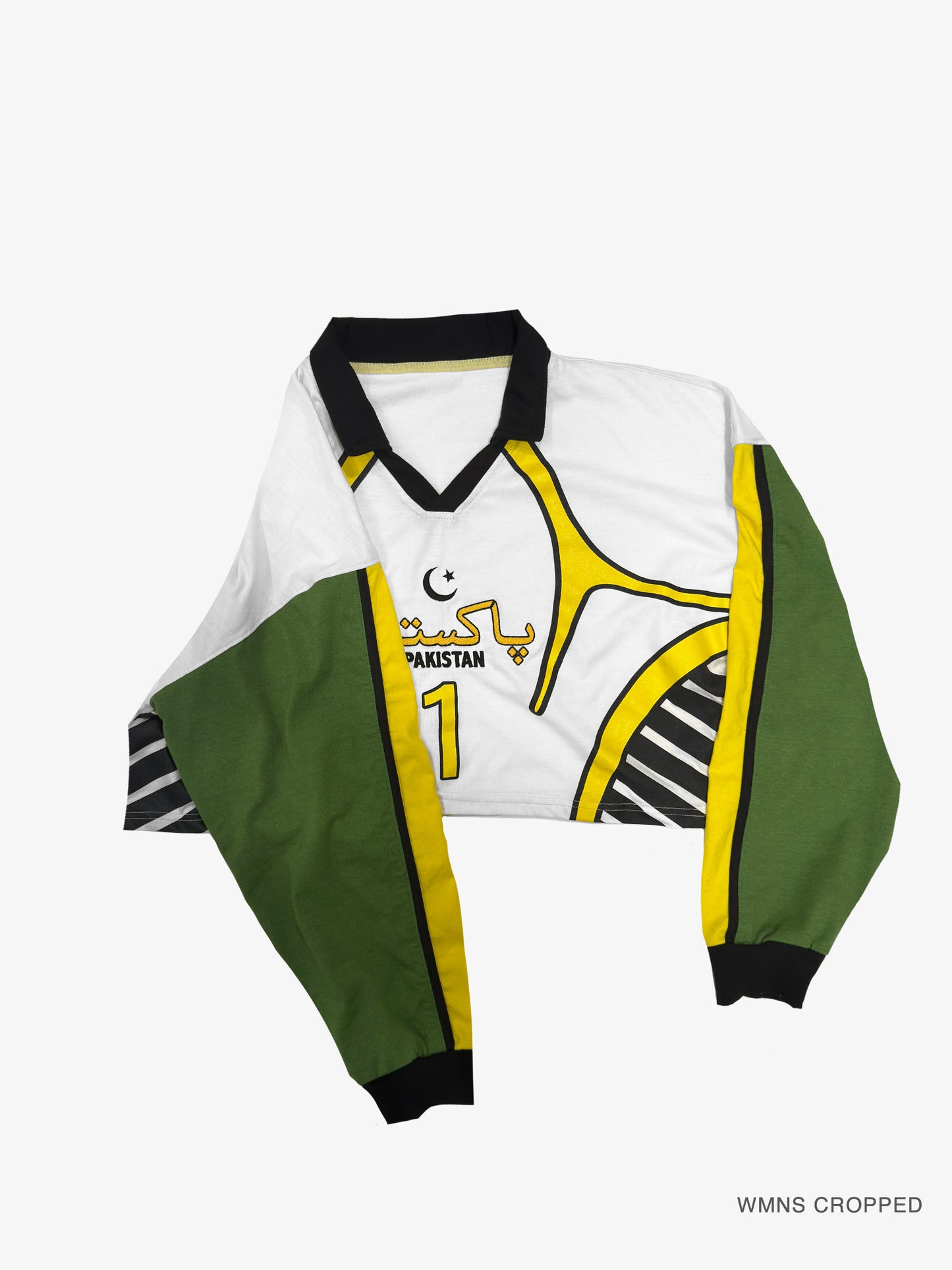(Cropped) Goal Keeper LS Pakistan Geometric Cotton Jersey: #1 | Restock Pre-Order
