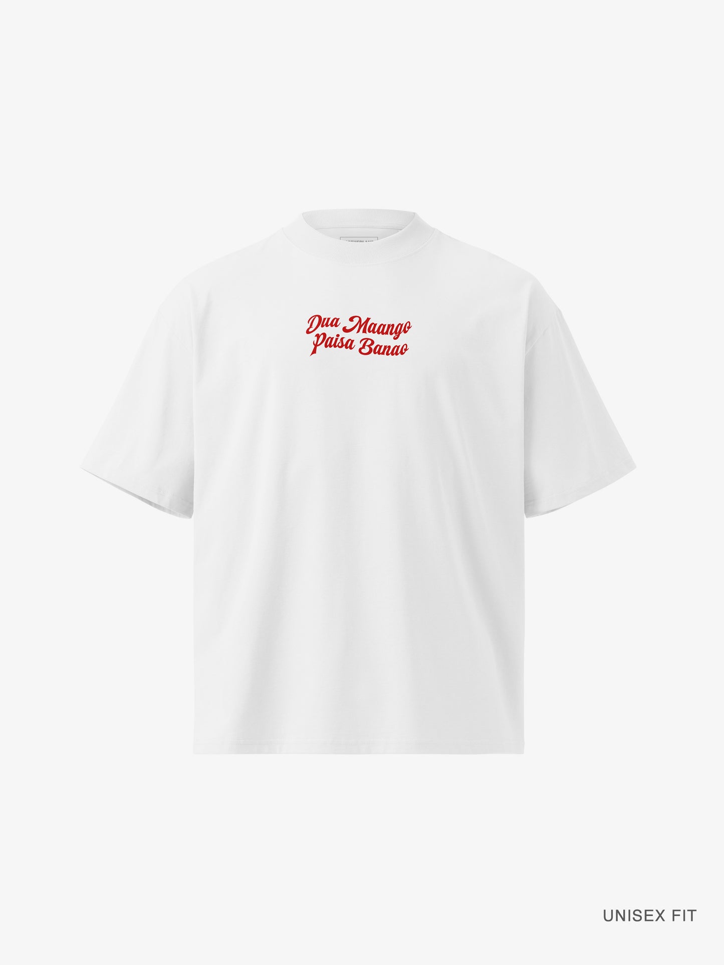 Premium Oversized | "Dua Maango, Paisa Banao" Organic Cotton Tee