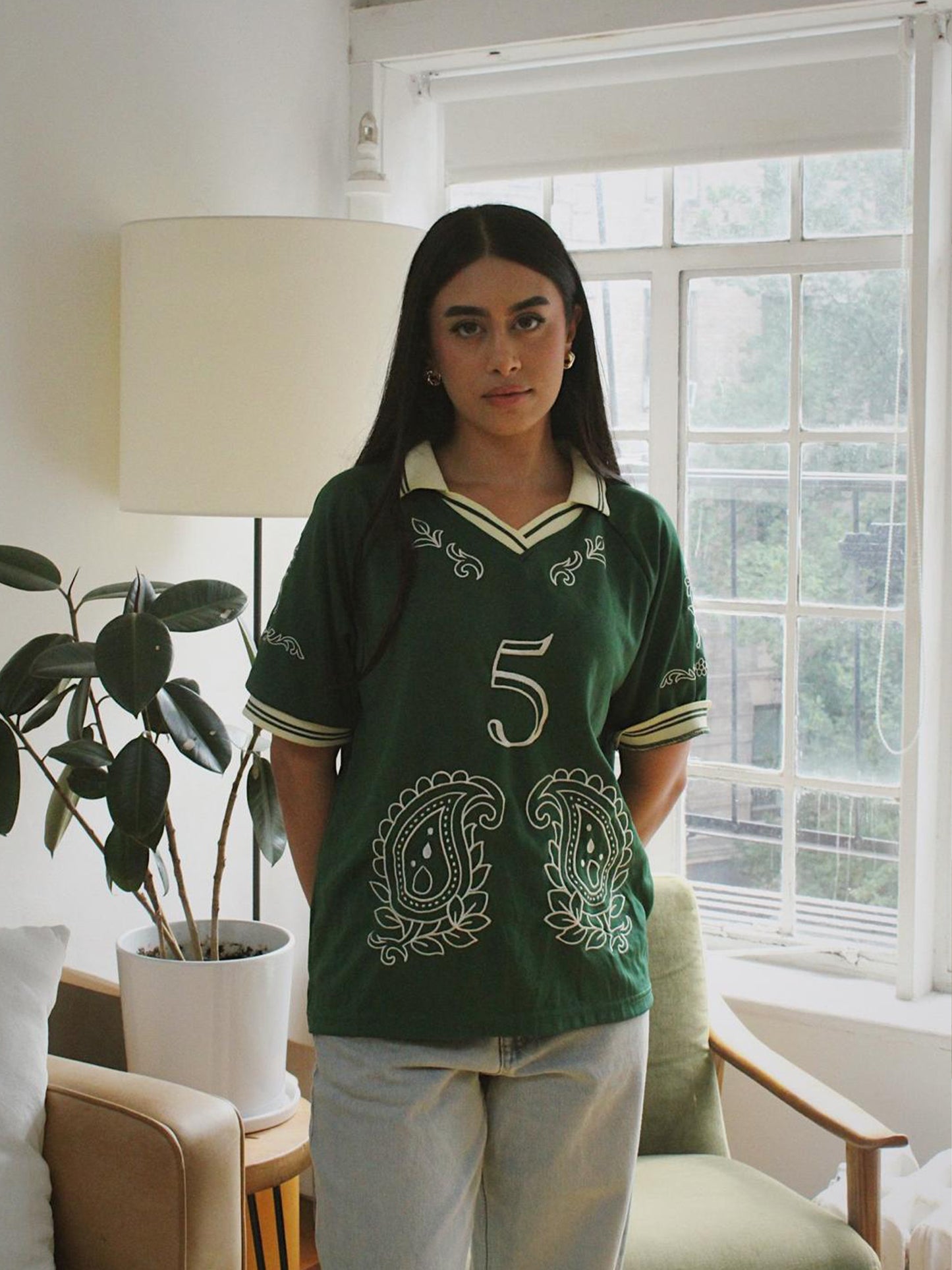 Embroidery Pakistan Paisley Soccer Jersey: #5 | Restock Pre-Order