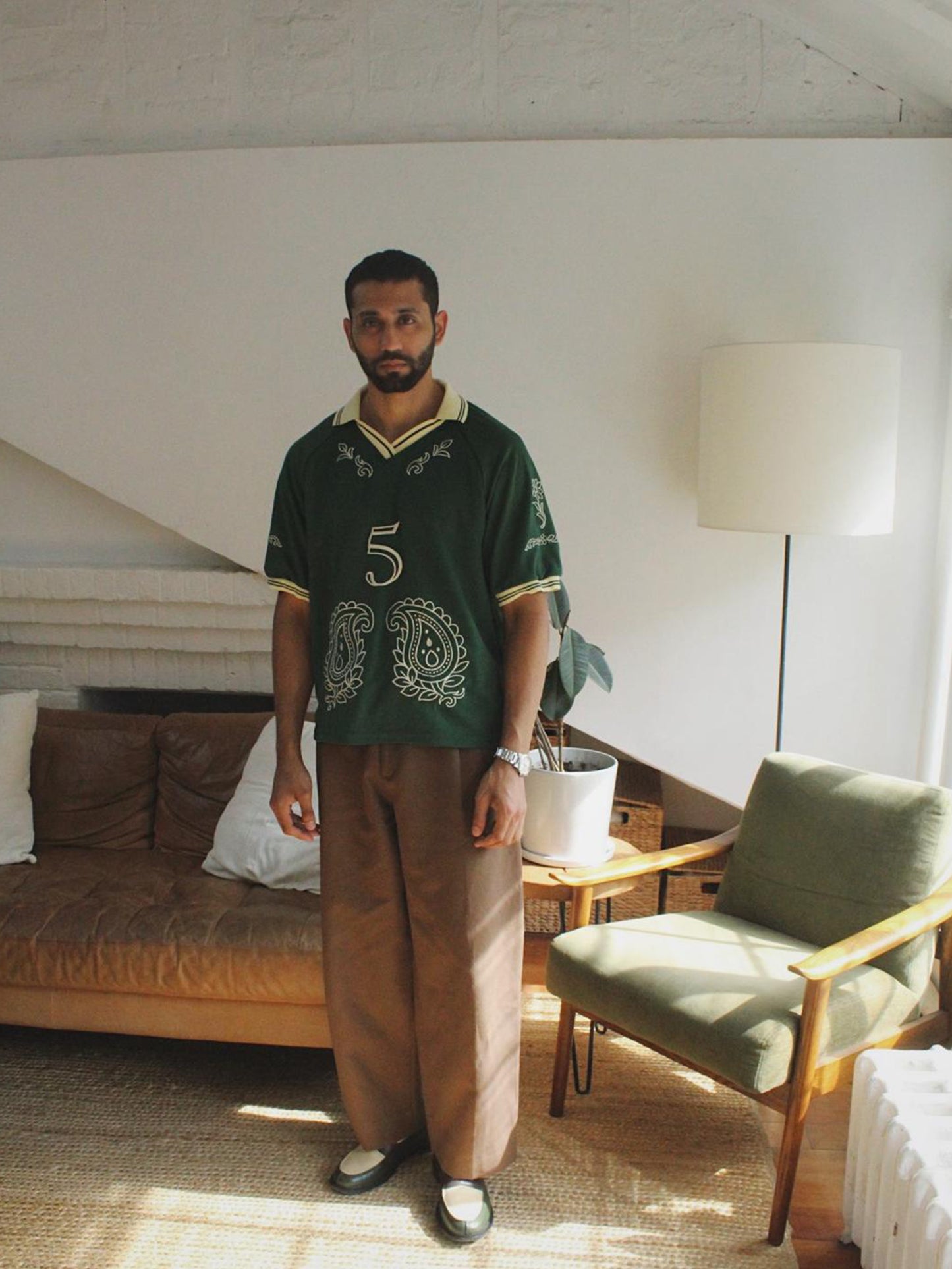 Embroidery Pakistan Paisley Soccer Jersey: #5 | Restock Pre-Order
