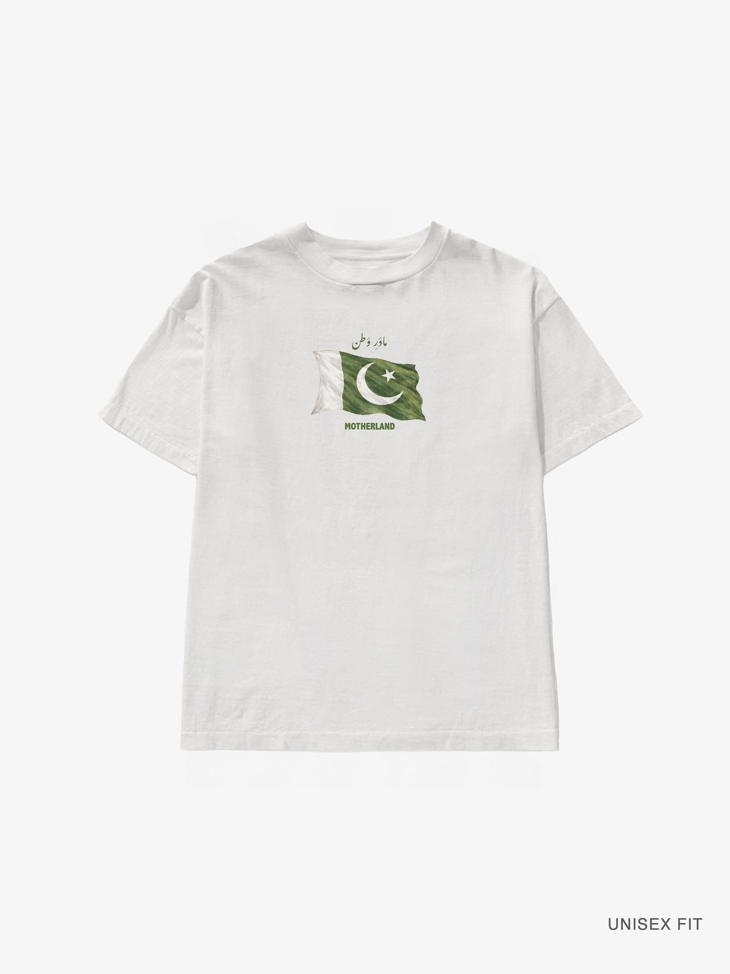 MOTHERLAND Logo Tee : Pakistan Flag