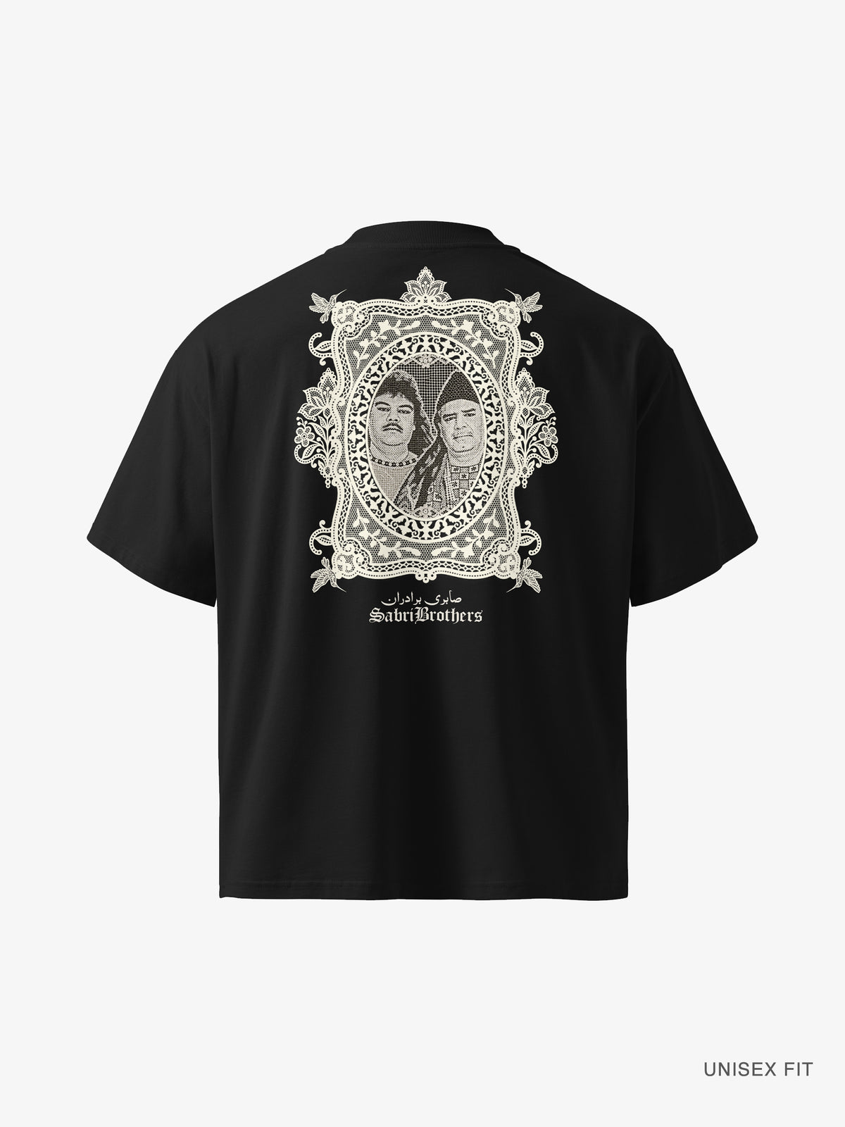 Premium Oversized | Laced Art "Sabri Brothers" Tee: Black