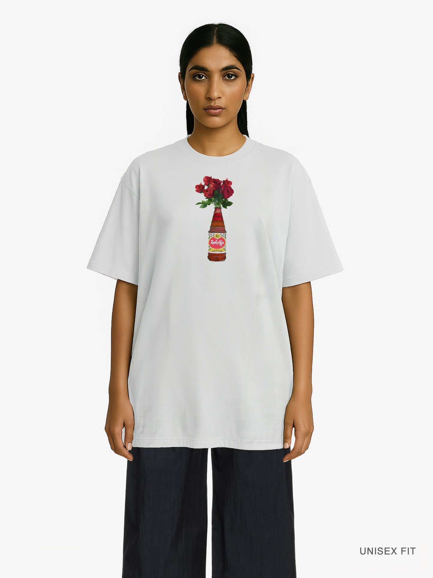 Premium Oversized | "Rooh-Afza"  Organic Cotton Tee