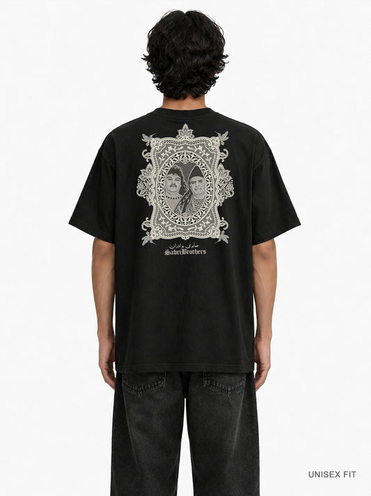 Premium Oversized | Laced Art "Sabri Brothers" Tee: Black