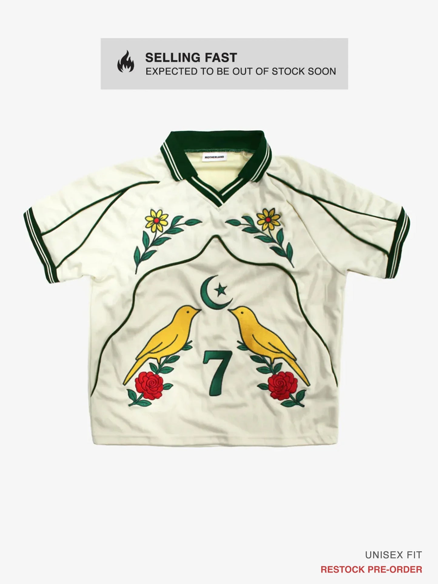 Embroidery Pakistan Truck Art Soccer Jersey: #7 | Restock Pre-Order